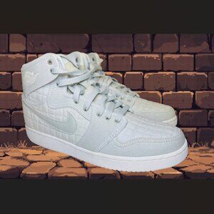 Air Jordan 1 Men's AJKO edition Greyscale Size 8.5 Sneakers White